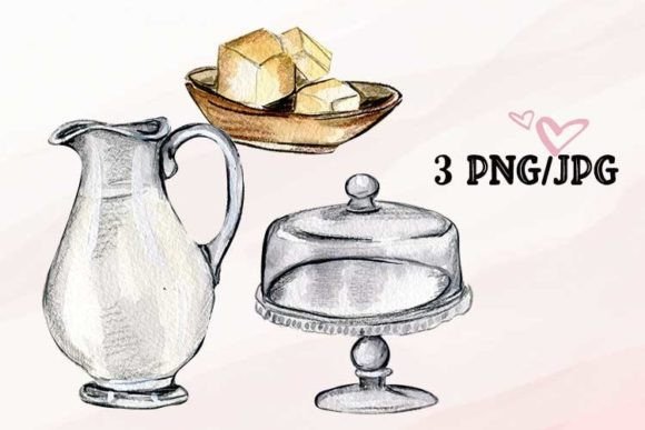Baking at Home Watercolor Clipart: A Brand Designer’s Review of Cozy Illustrations for Marketing