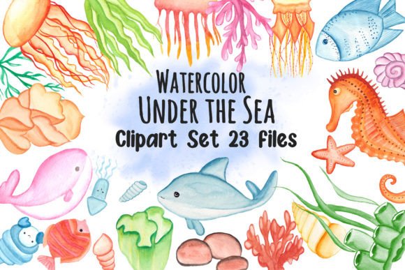 h1Watercolor Under the Sea Clipart: A Seller’s Review for Etsy, Print-on-Demand, and Canva Businesses/h1