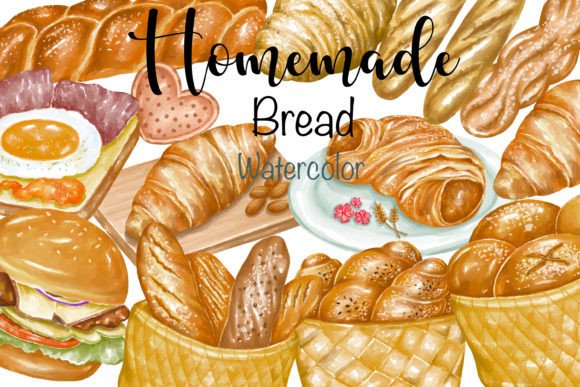 Homemade Bread Watercolor Clipart: A Brand Designer’s Review for Real Business Use