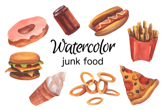 Junk Food Watercolor Clip Art: A Designer’s Honest Review for Real Client Projects