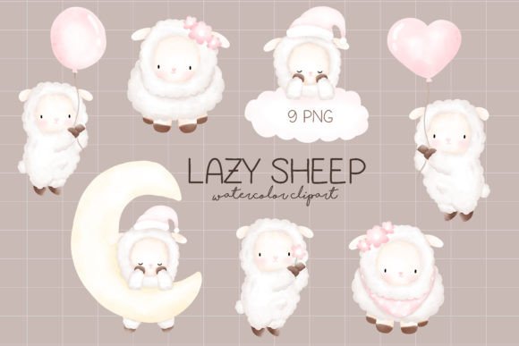 Lazy Sheep Watercolor Clipart: A Designer’s Honest Review for Real Embroidery Projects