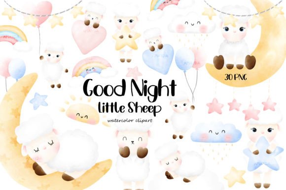 Little Sheep Watercolor Clipart: A Brand Designer’s Review for Marketing and Visual Content
