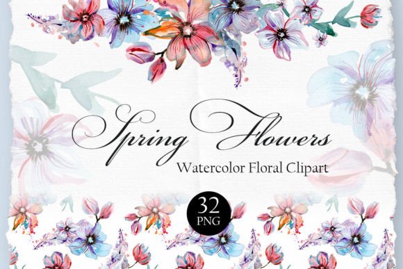 Spring Floral Watercolor Clipart: A Designer’s Honest Review for Real Embroidery Use