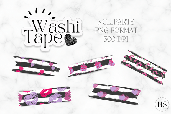 Valentines Day Watercolor Washi Tape for Digital Sellers: A Practical Review