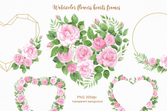 Watercolor Flowers Hearts Frames: A Designer’s Honest Review