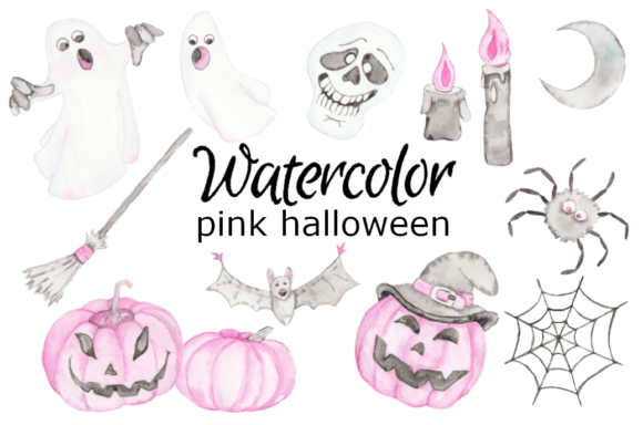Watercolor Pink Halloween Clipart: A Designer’s Real-World Review for Client Projects