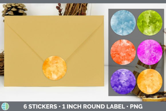 Watercolor Stickers for Branding & Marketing Illustrations