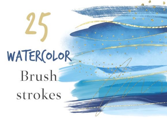 Winter Watercolor Brush Strokes: Elegant Illustrations for Seasonal Branding